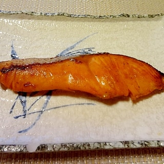 簡単おいしい。ゆずポンで鮭の柚庵焼き